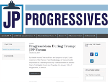 Tablet Screenshot of jpprogressives.com